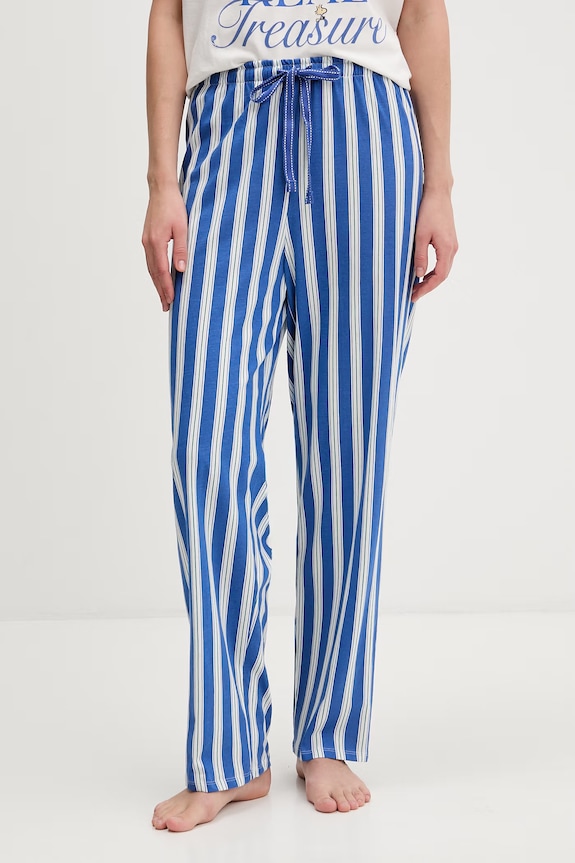 Oblečenie women'secret dvojdielne pyžamo dámske bavlnené 3133518 béžová