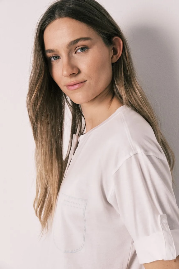 women'secret dvojdielne pyžamo dámske bavlnené biela 3593029