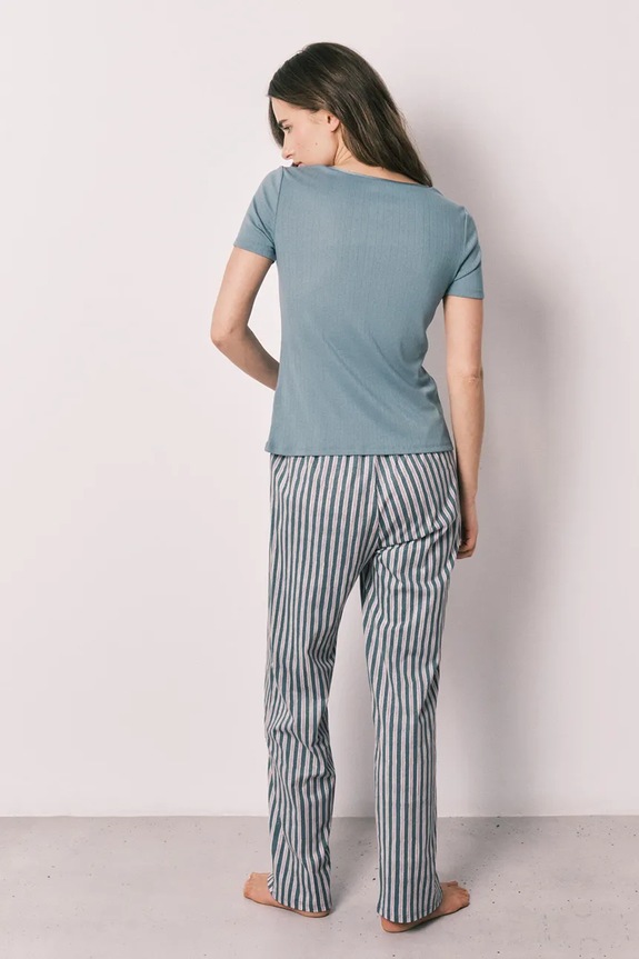 Women'secret dvojdielne pyžamo dámske s viskózou 3593035 modrá SS26
