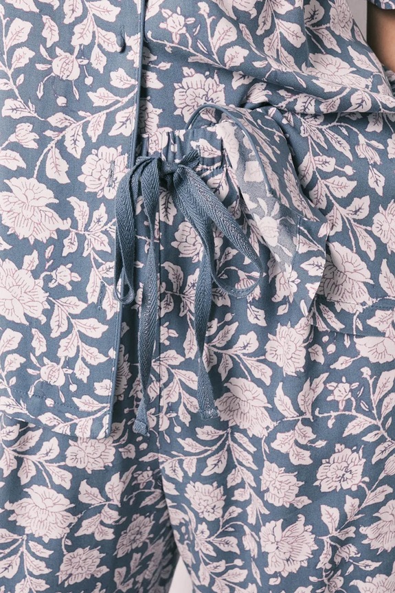 women'secret pijama din două piese pentru femei, cu vâscoză 3593041 albastru