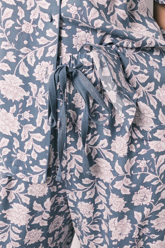 women'secret pijama din două piese pentru femei, cu vâscoză 3593041 albastru