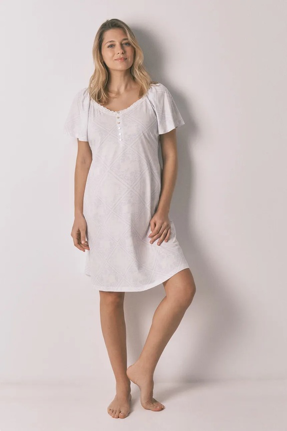 women'secret nočná košieľka dámska s modalom MATERNITY modrá 3633452