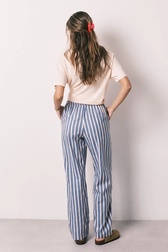 Oblečenie women'secret pyžamové nohavice dámske s viskózou 3703232 modrá