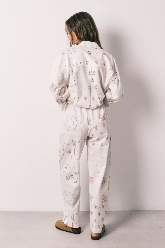 Îmbrăcăminte women'secret pantaloni de pijama pentru femei, din bumbac 3703233 bej