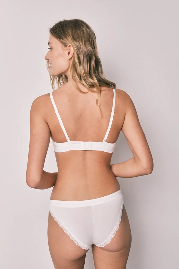 Oblečenie Women'secret Nohavičky dámske s viskózou 4633538 biela