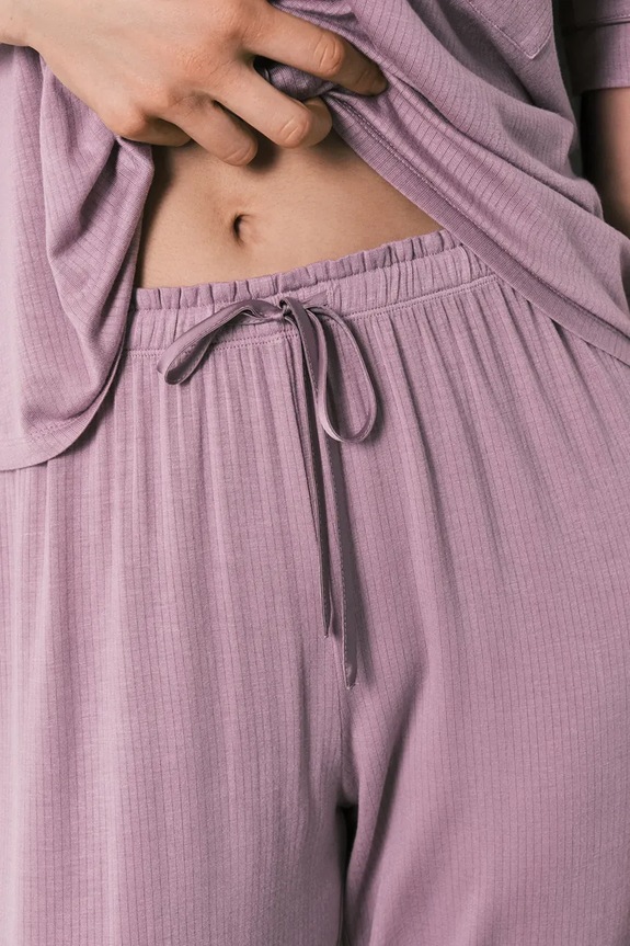 women'secret pijama din două piese de pentru femei, cu vâscoză 4753117 roz