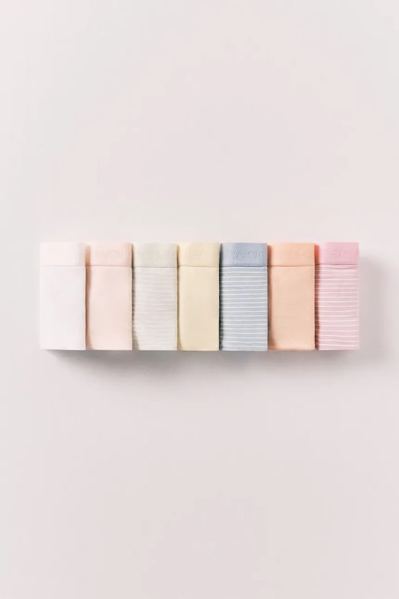 women'secret chiloți tanga pentru femei, din bumbac pachet de 7 multicolor 4933659