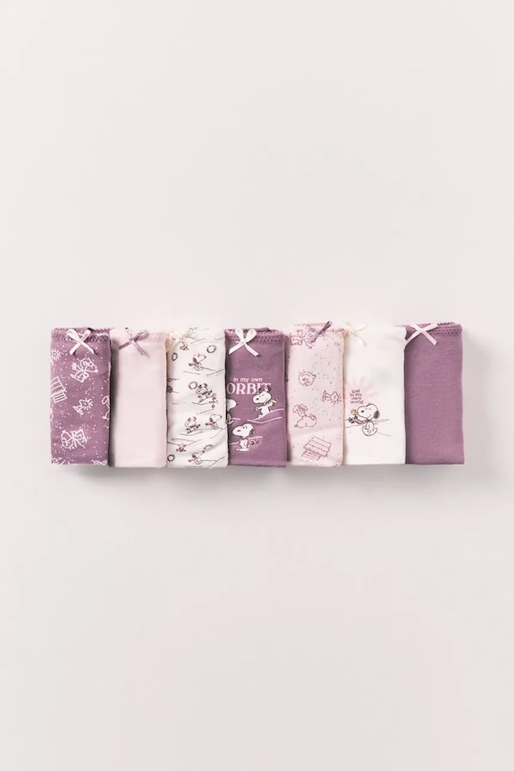 women'secret chiloți femei din bumbac pachet de 7 violet 4933661