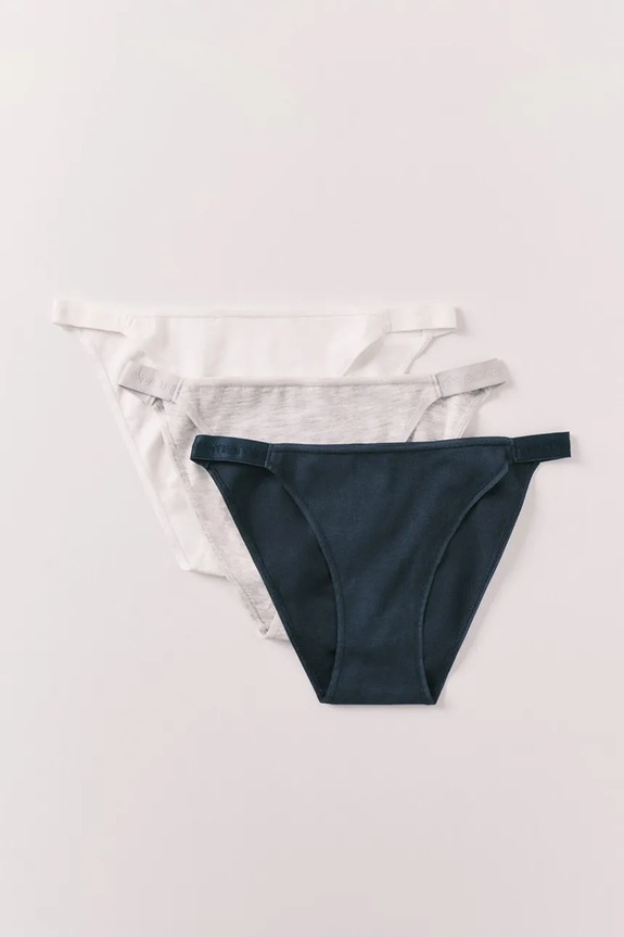 women'secret chiloți de pentru femei, din bumbac pachet de 3 4933669 gri SS26