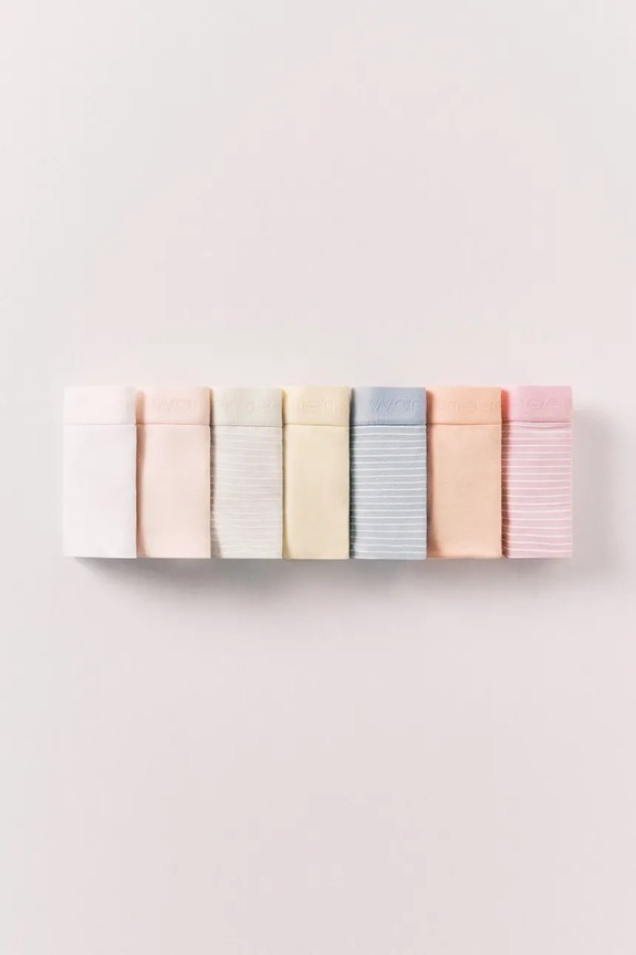 women'secret chiloți pentru femei, din bumbac pachet de 7 multicolor 4933672