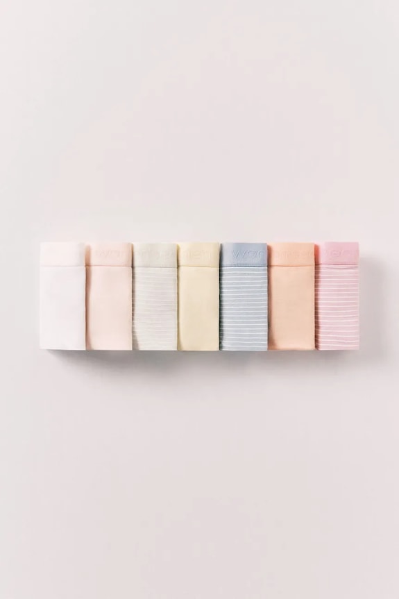 women'secret chiloți pentru femei, din bumbac pachet de 7 multicolor 4933672