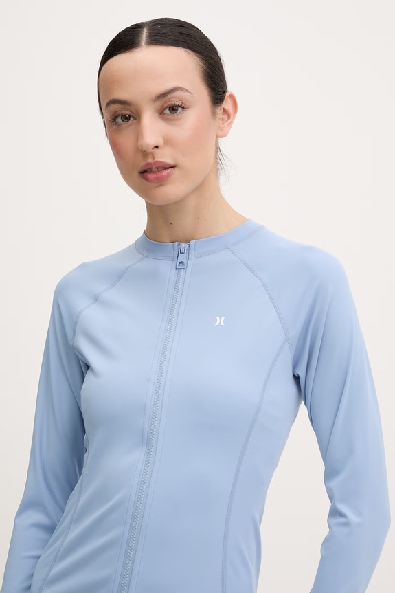 Hurley longsleeve kąpielowy damski niebieski WLEU00003