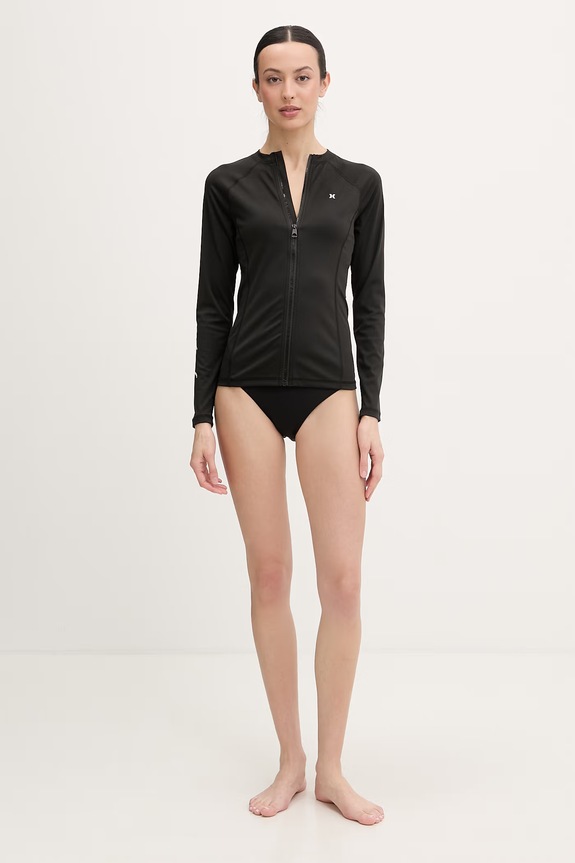 Hurley longsleeve kąpielowy damski WLEU00003 czarny SS26