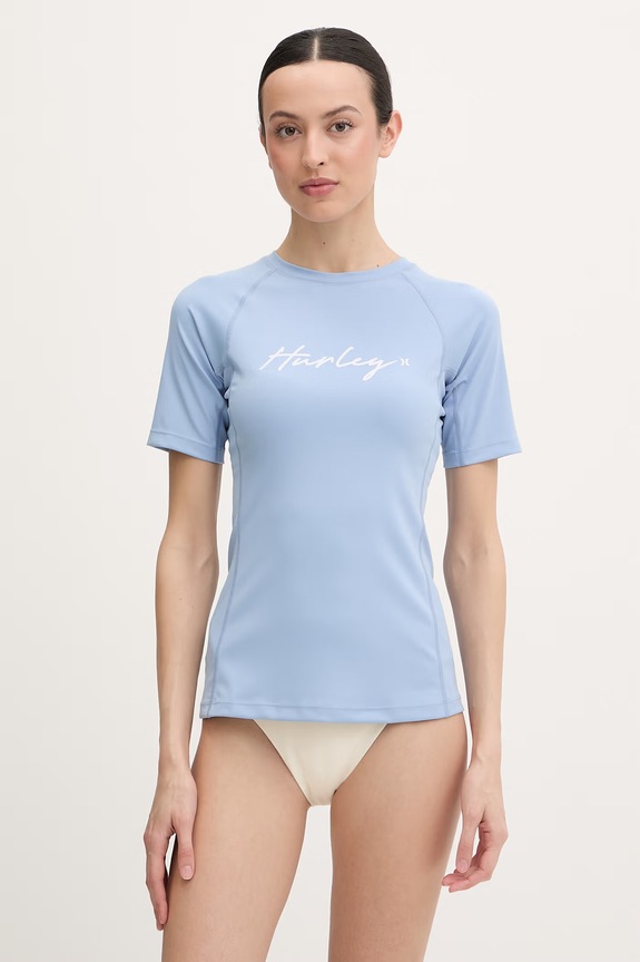 Hurley t-shirt kąpielowy damski niebieski WLEU00001