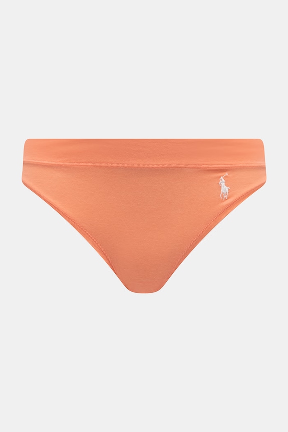 Polo Ralph Lauren nohavičky dámske s bavlnou 3-pak biela 4P0827