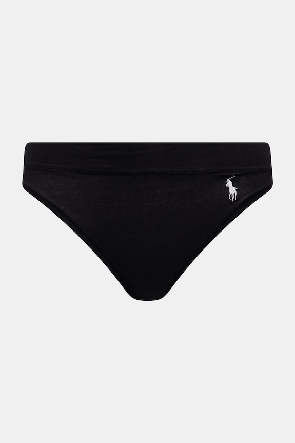 Polo Ralph Lauren nohavičky dámske s bavlnou 3-pak 4P0827 čierna SS26