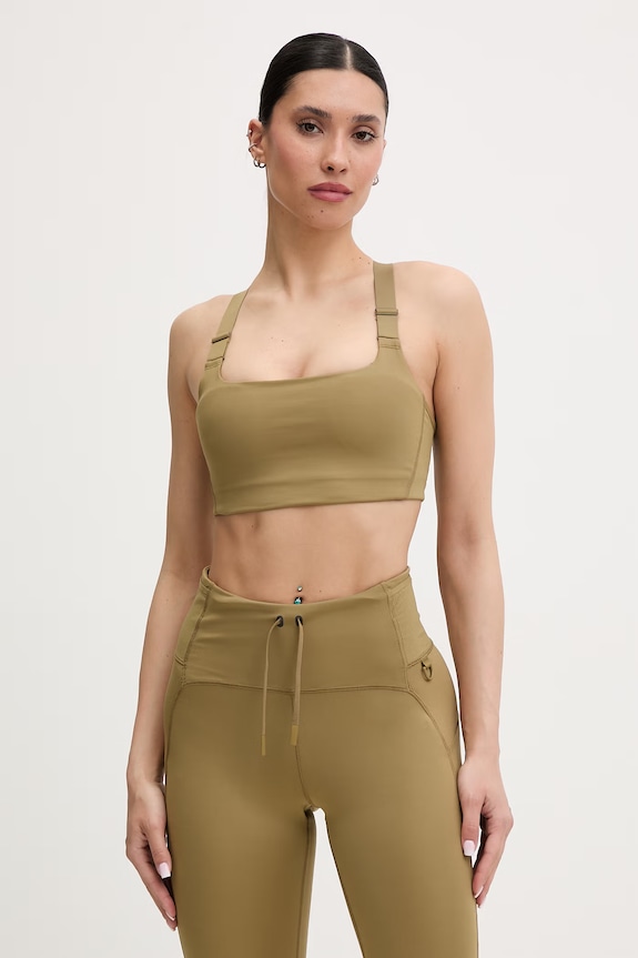 The North Face športová podprsenka REFINA BRA zelená NF0A8ER72EL1