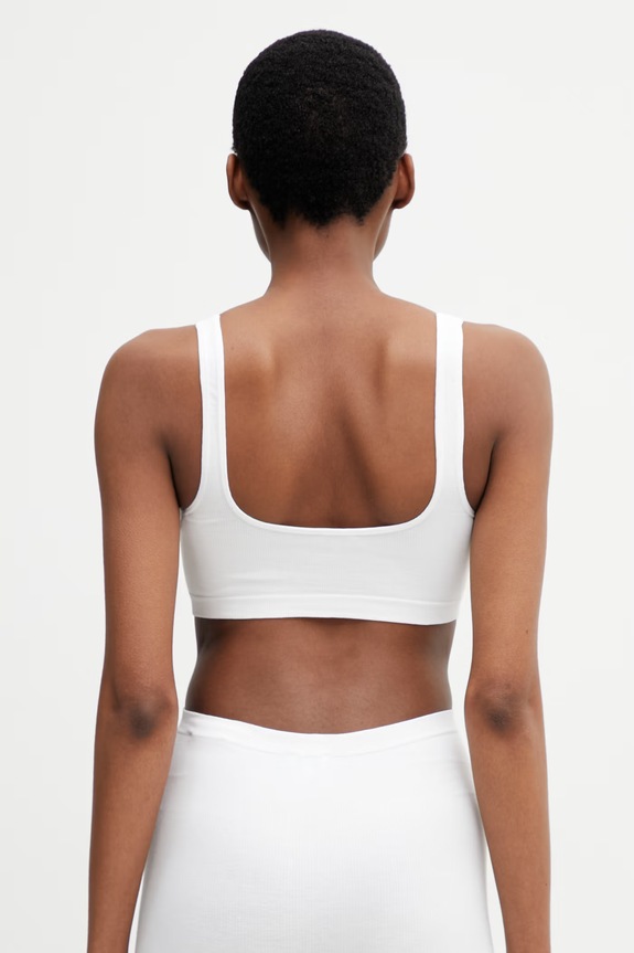 Îmbrăcăminte MM6 Maison Margiela sutien MKRK40010 alb