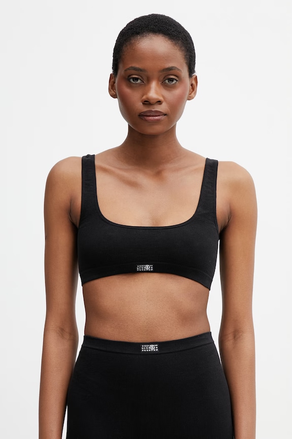 MM6 Maison Margiela Sutien negru MKRK40010
