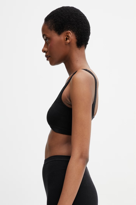MM6 Maison Margiela Sutien MKRK40010 negru SS26