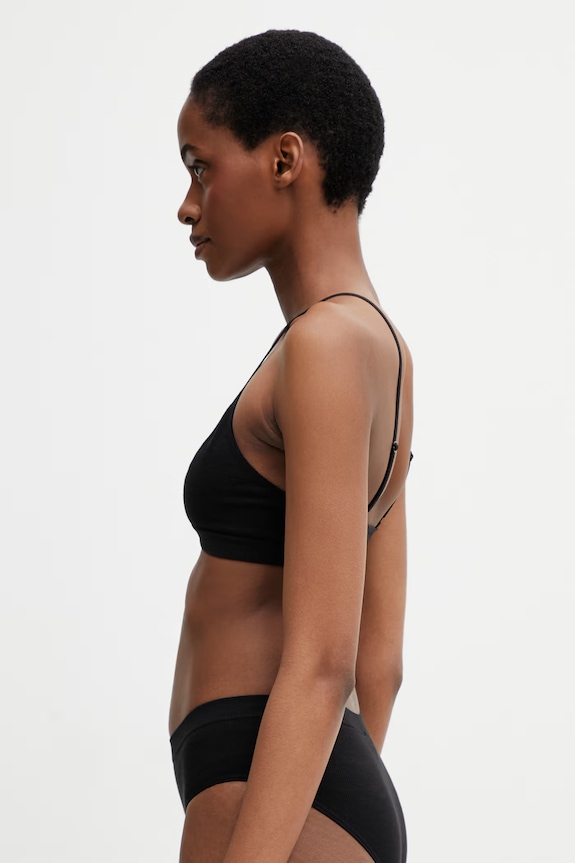 MM6 Maison Margiela sutien MKR170010 negru SS26