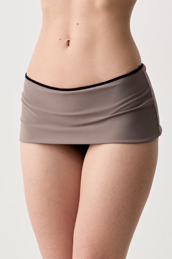 Odzież MM6 Maison Margiela strój kąpielowy dwuczęściowy damski MXBAB0070 szary