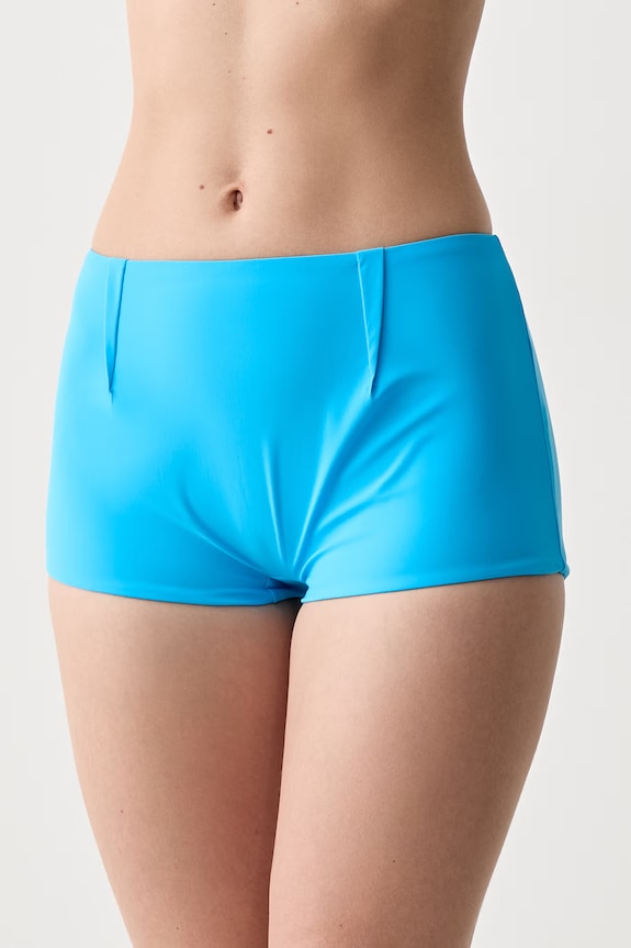 Odzież MM6 Maison Margiela strój kąpielowy dwuczęściowy damski MXBSD0110 niebieski