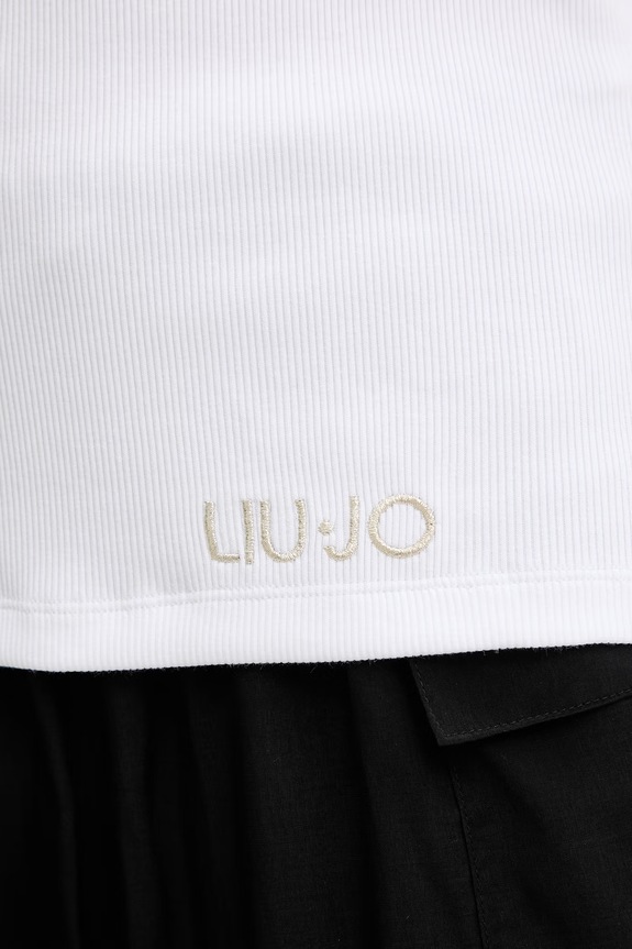 Liu Jo top de plajă pentru femei VA6122.J4822 alb