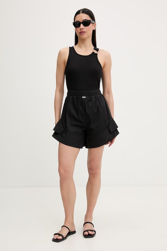 Liu Jo top de plajă pentru femei VA6122.J4822 negru SS26