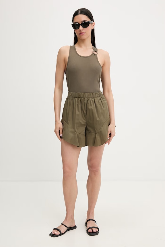 Liu Jo pantaloni scurți de plajă pentru femei VA6128.TS330 verde SS26