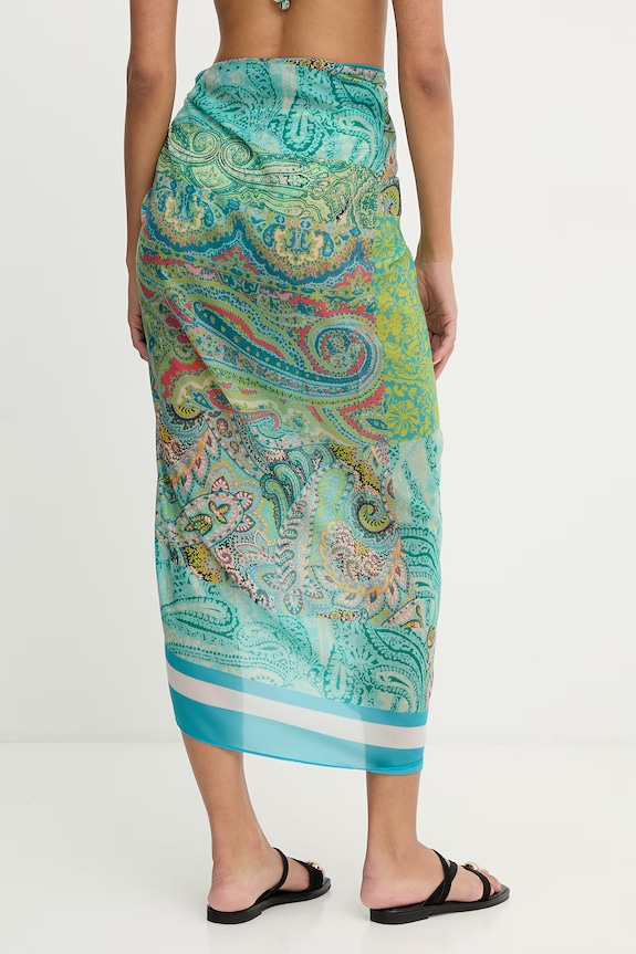 Odzież Liu Jo pareo damskie VA6136.T4902 turkusowy