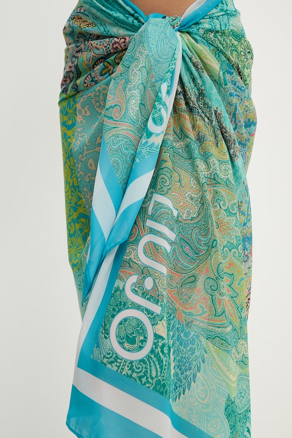 Liu Jo pareo damskie turkusowy VA6136.T4902