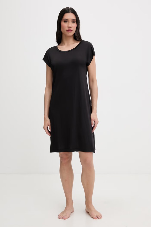 Liu Jo poletna obleka z viskozo črna VA6159.J3888