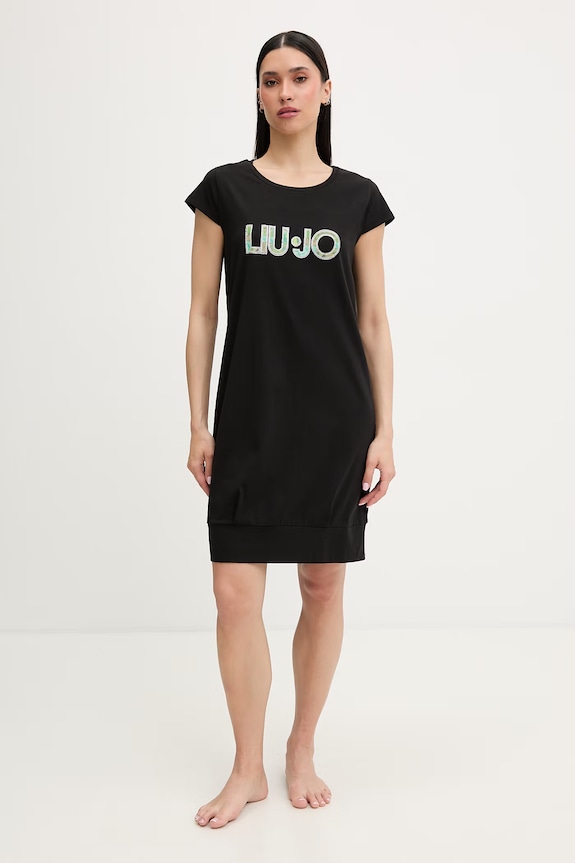 Liu Jo rochie de plajă pentru femei negru VA6212.JS003