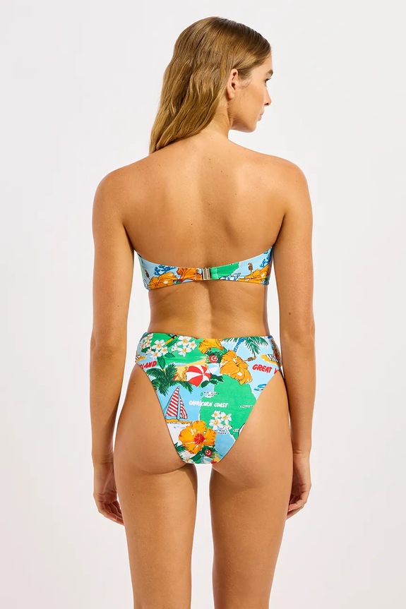 Seafolly biustonosz kąpielowy damski Bandeau 31448.302 multicolor SS26