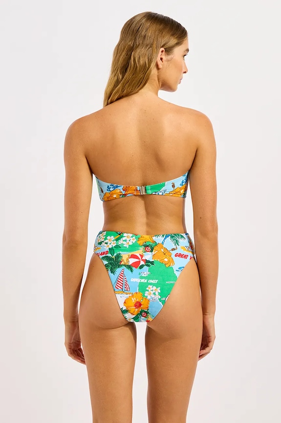 Seafolly biustonosz kąpielowy damski Bandeau 31448.302 multicolor SS26