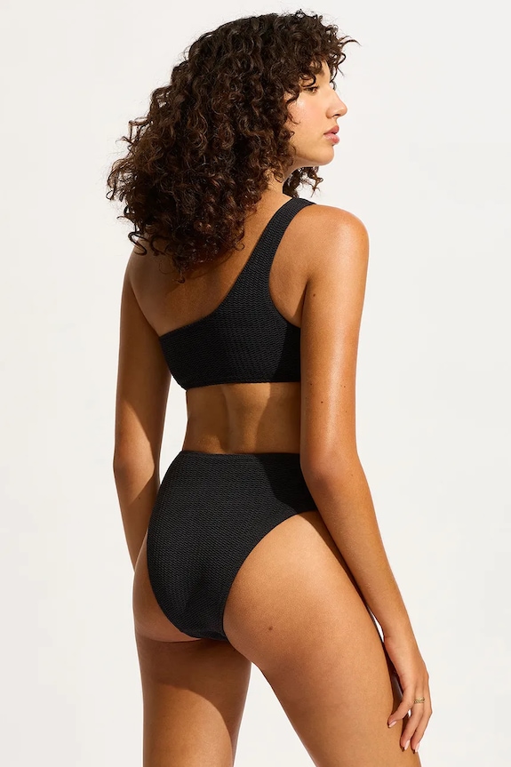 Seafolly sutien de baie pentru femei One Shoulder 31018.861 negru SS26