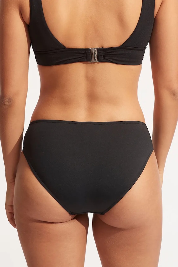 Oblečenie Seafolly plavkové nohavičky dámske Twist 44320.942 čierna