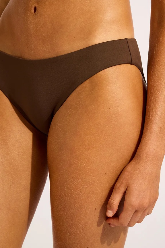Seafolly plavkové nohavičky dámske Hipster hnedá 40473.942