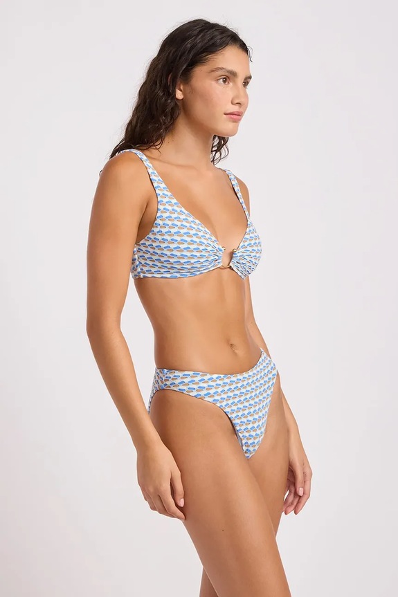Seafolly sutien de baie pentru femei Ring Front albastru 31467.230