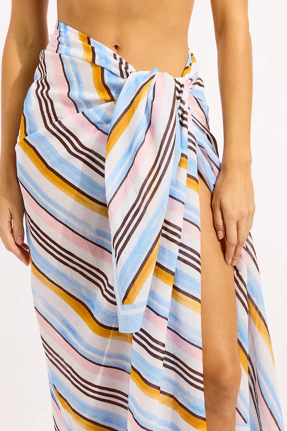 Seafolly plážová sukňa dámska Kai Sarong viacfarebná 55765.SG