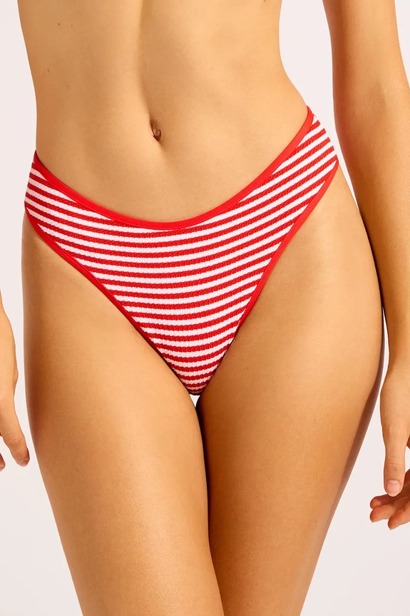 Seafolly bikiny dámske High Leg Pant červená 40753.281
