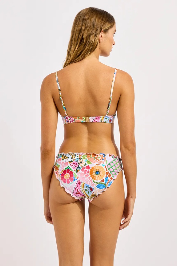 Seafolly chiloți de baie pentru femei Hipster 40758.300 multicolor SS26