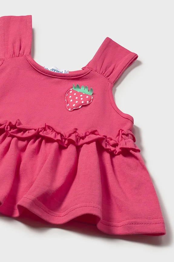 Djevojčice Dječji dvodijelni kupaći kostim Mayoral 1654.4L.Baby.PPY2 roza