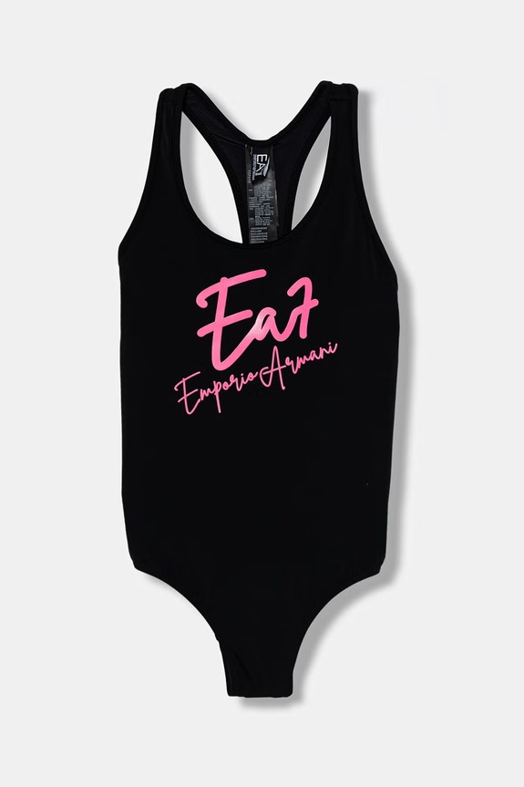EA7 Emporio Armani strój kąpielowy jednoczęściowy dziecięcy czarny 7G000193.AF20663