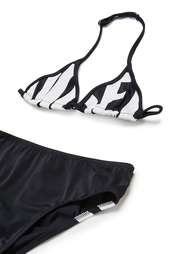 Dievča Diesel dvojdielne detské plavky MIDDY SWIMSUIT J02717.KYAG8 čierna