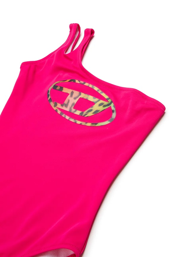 Dievča Diesel jednodielne plavky detské MILEO SWIMSUIT J02724.KYAG8 ružová
