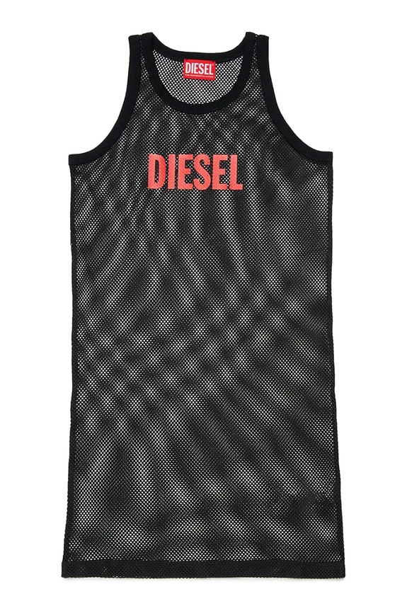 Diesel sukienka plażowa dziecięca MCURTS SW COVER-UPS czarny J02735.KYA1D