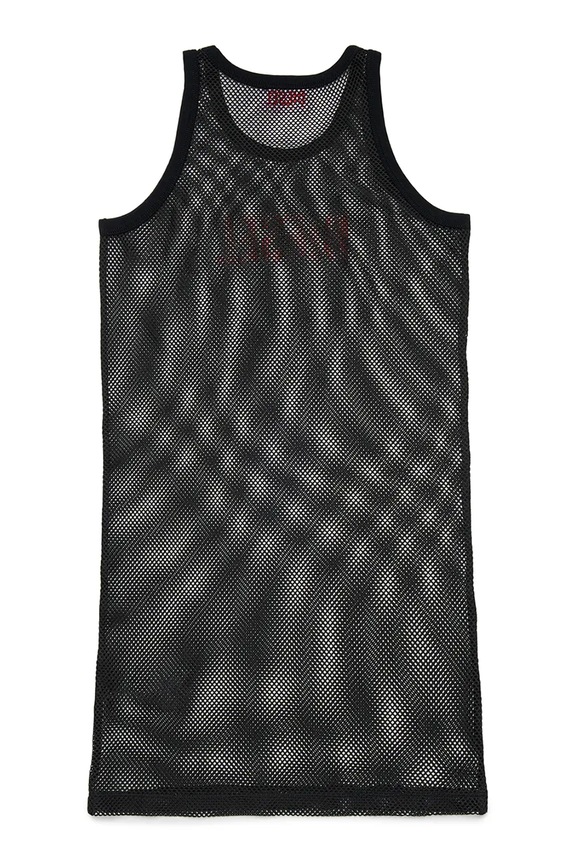 Diesel sukienka plażowa dziecięca MCURTS SW COVER-UPS J02735.KYA1D czarny SS26