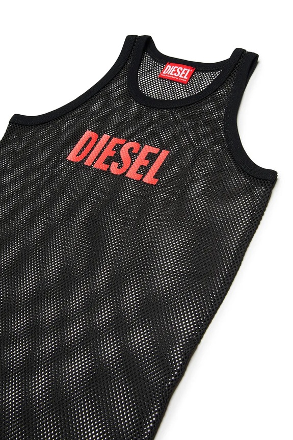Dziewczynka Diesel sukienka plażowa dziecięca MCURTS SW COVER-UPS J02735.KYA1D czarny